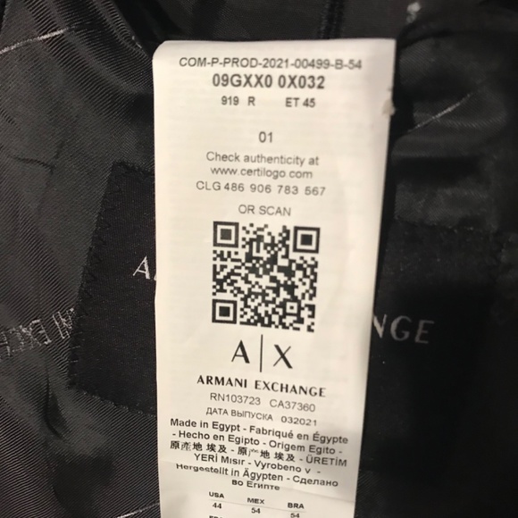 Men’s Armani Exchange Suit - Picture 2 of 3